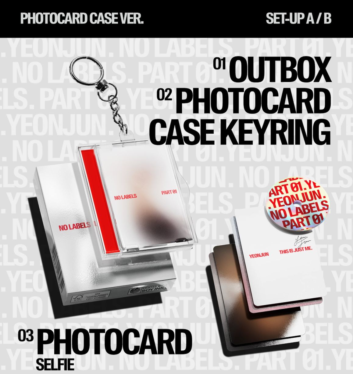 YEONJUN (TXT) - NO LABELS: PART 01 (PHOTOCARD CASE VER.) Nolae