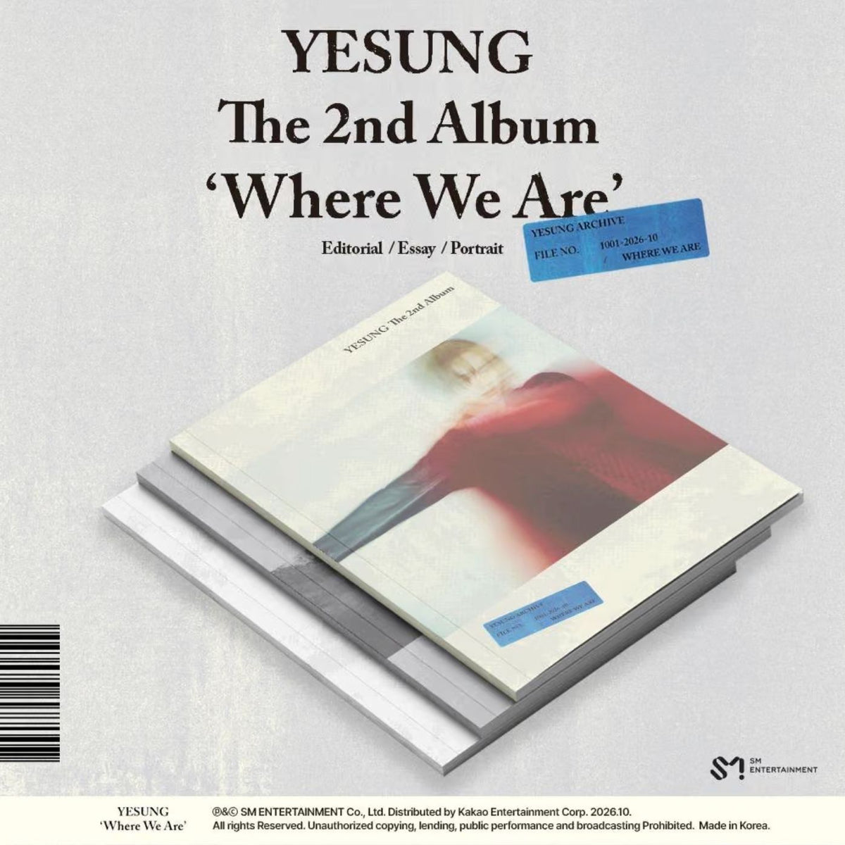 YESUNG (SUPER JUNIOR) - WHERE WE ARE (PHOTOBOOK VER.) Nolae