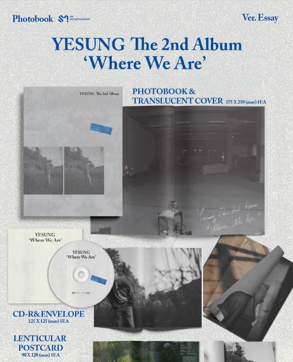 YESUNG (SUPER JUNIOR) - WHERE WE ARE (PHOTOBOOK VER.) Nolae