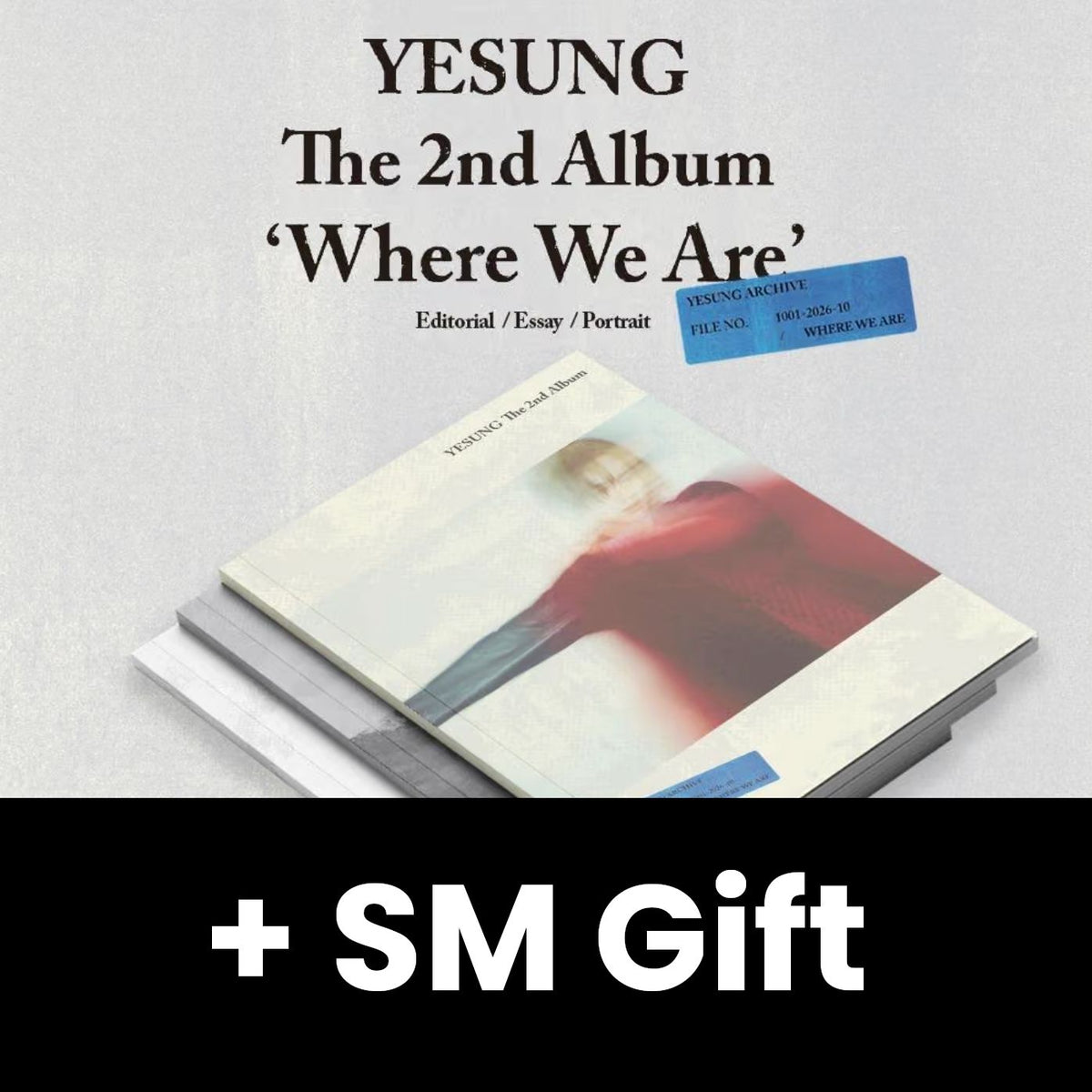 YESUNG (SUPER JUNIOR) - WHERE WE ARE (PHOTOBOOK VER.) + SM Gift Nolae