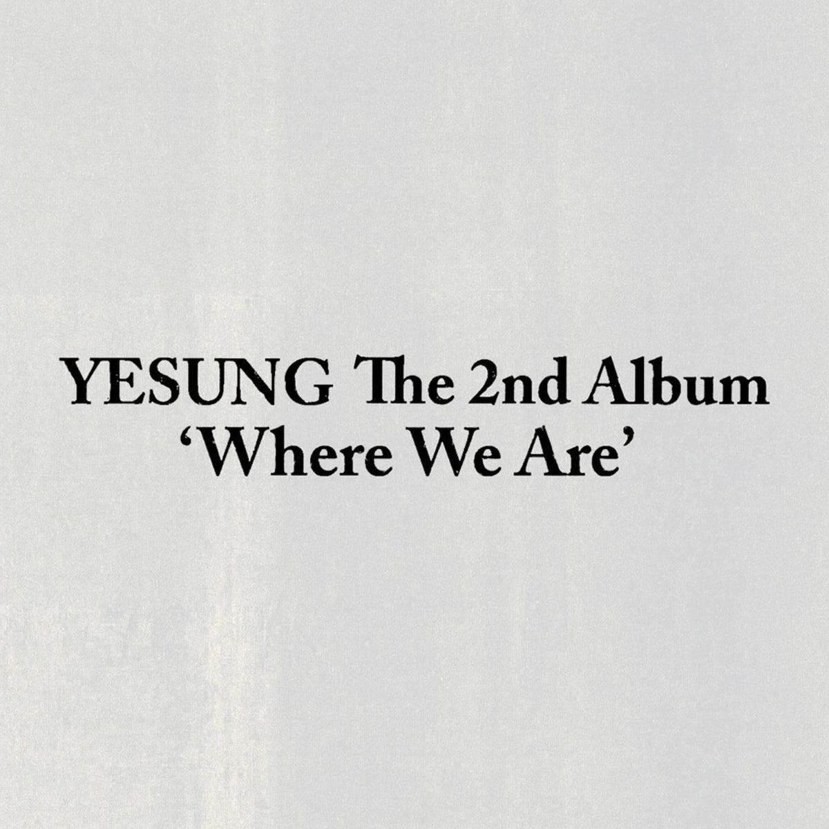 YESUNG (SUPER JUNIOR) - WHERE WE ARE (SMART ALBUM) Nolae