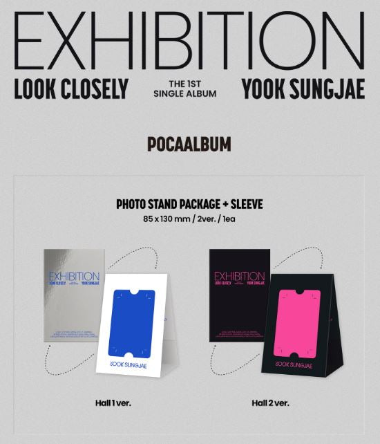 YOOK SUNGJAE (BTOB) - EXHIBITION : LOOK CLOSELY (THE 1ST SINGLE ALBUM) POCA ALBUM Nolae