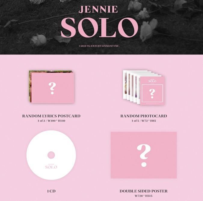 Blackpink] JENNIE [SOLO] PHOTOBOOK & CD