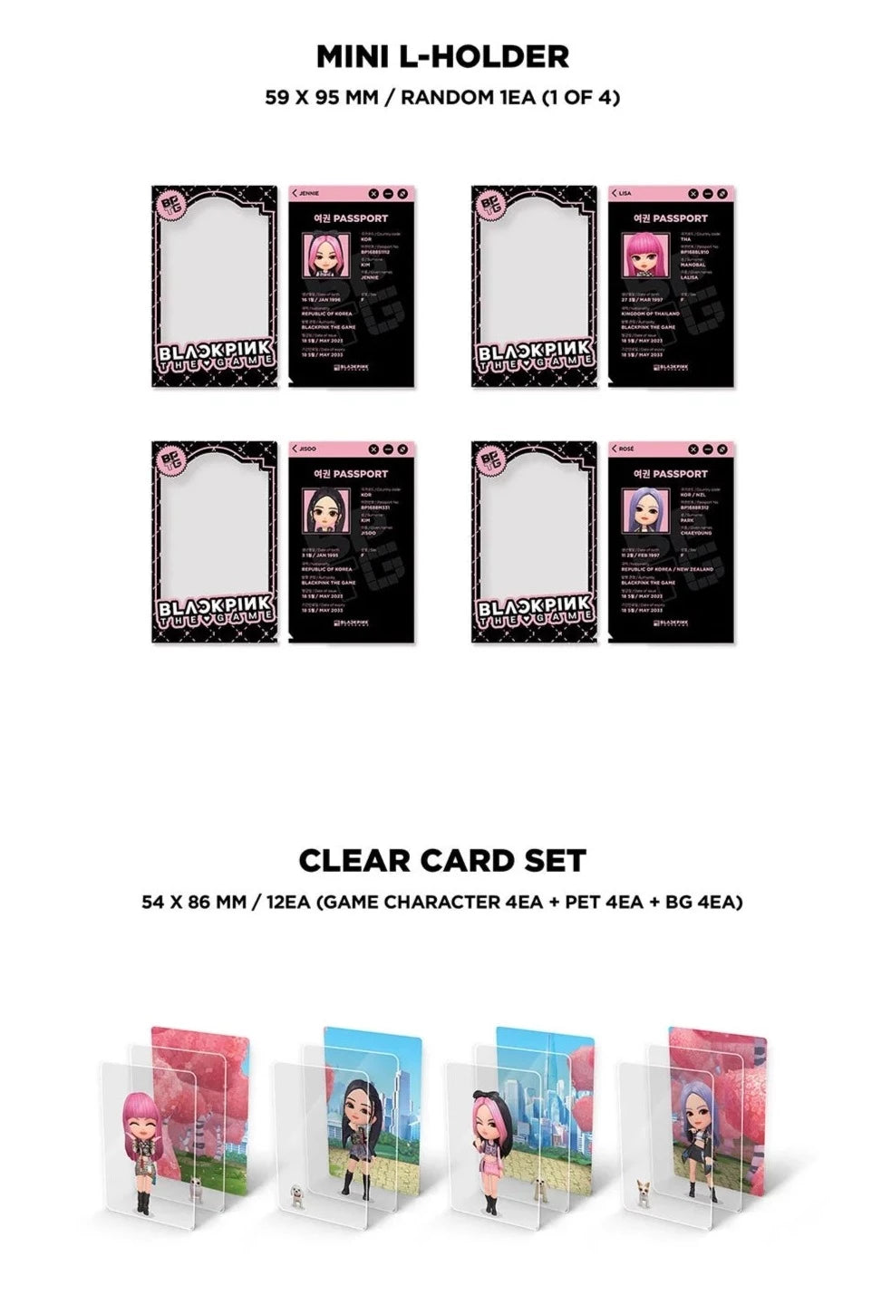 BLACKPINK - THE GAME COUPON CARD (MD) Nolae Kpop