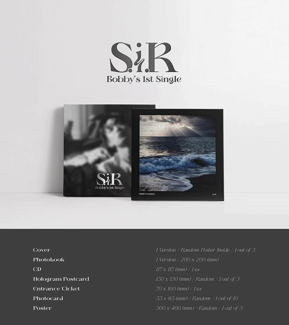 BOBBY (IKON) - S.I.R 1ST SOLO SINGLE ALBUM Nolae Kpop