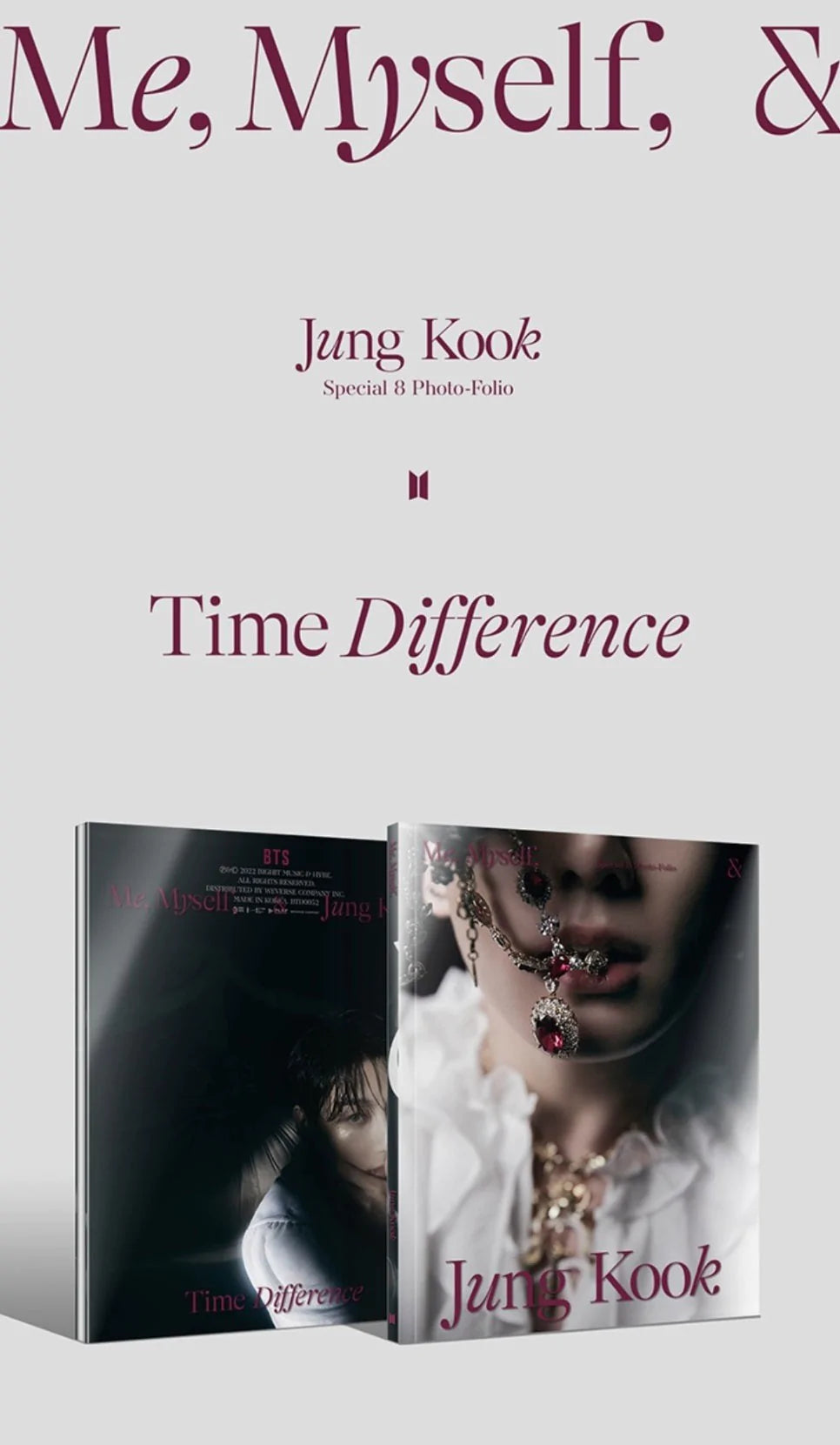 BTS - Special 8 Photo-Folio Me, Myself, and Jungkook 'Time Difference' Nolae Kpop