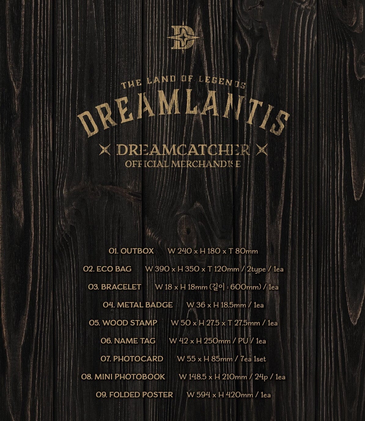 DREAMCATCHER - DREAMCATCHER OFFICIAL MD (DREAMLANTIS) Nolae Kpop