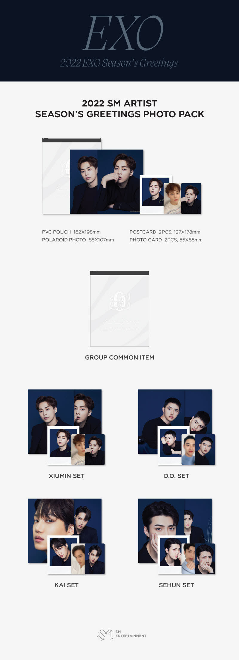 EXO - 2022 SEASON'S GREETINGS PHOTO PACK Nolae Kpop