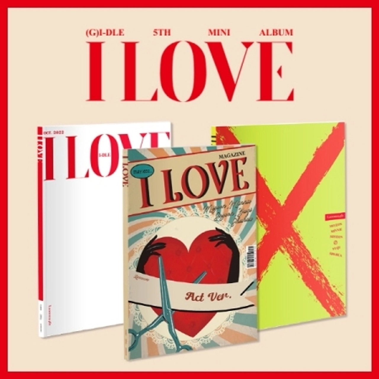 (G)I-DLE アルバム G)I-DLE - I LOVE (5TH MINI ALBUM)