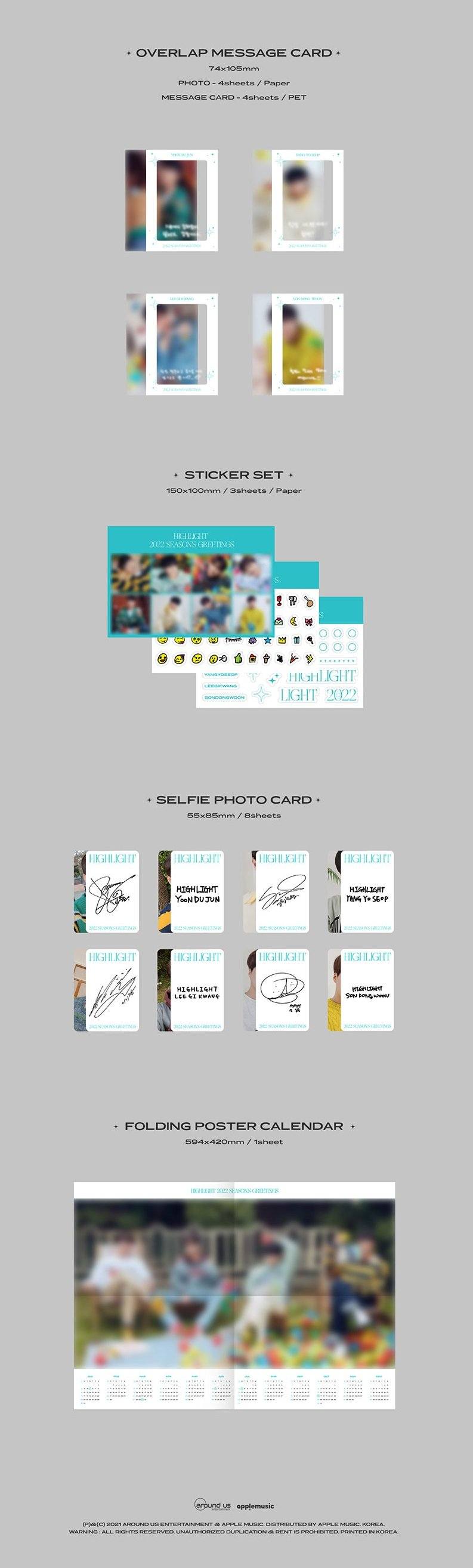 HIGHLIGHT - 2022 SEASONS GREETINGS Nolae Kpop