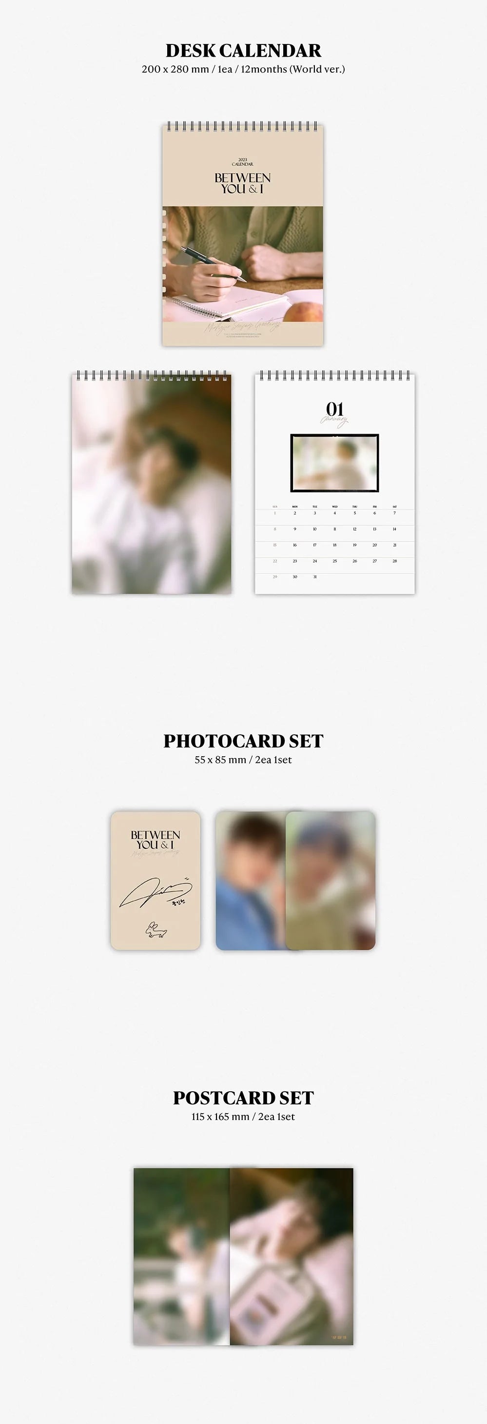 HWANG MIN HYUN - 2023 SEASON'S GREETINGS "BETWEEN YOU & I" Nolae Kpop