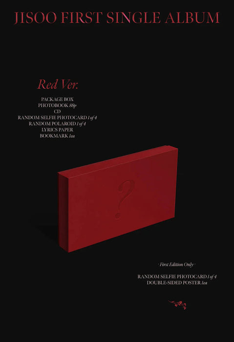 JISOO (BLACKPINK) - 1ST SINGLE ALBUM + YG Select Gift Nolae Kpop