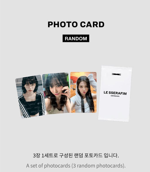 LE SSERAFIM - WEVERSE PHOTOCARD (UNFORGIVEN) Nolae Kpop