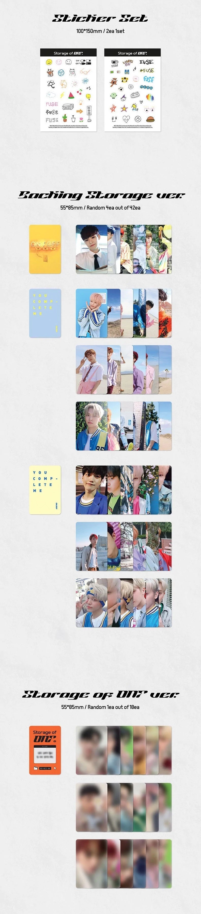 ONF - STORAGE OF ONF (Special Album) Nolae Kpop