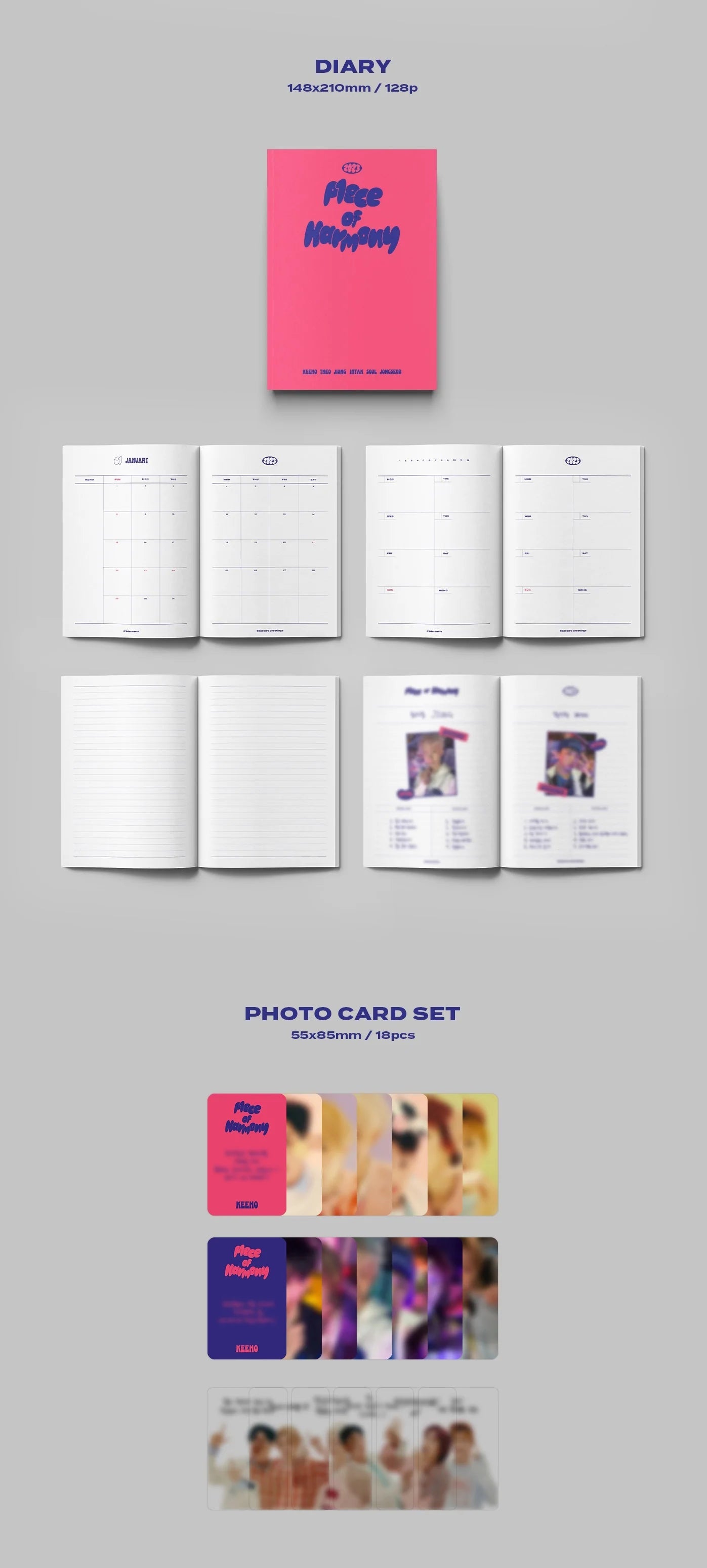 P1HARMONY - 2023 SEASON'S GREETINGS "P1ECE OF HARMONY" Nolae Kpop