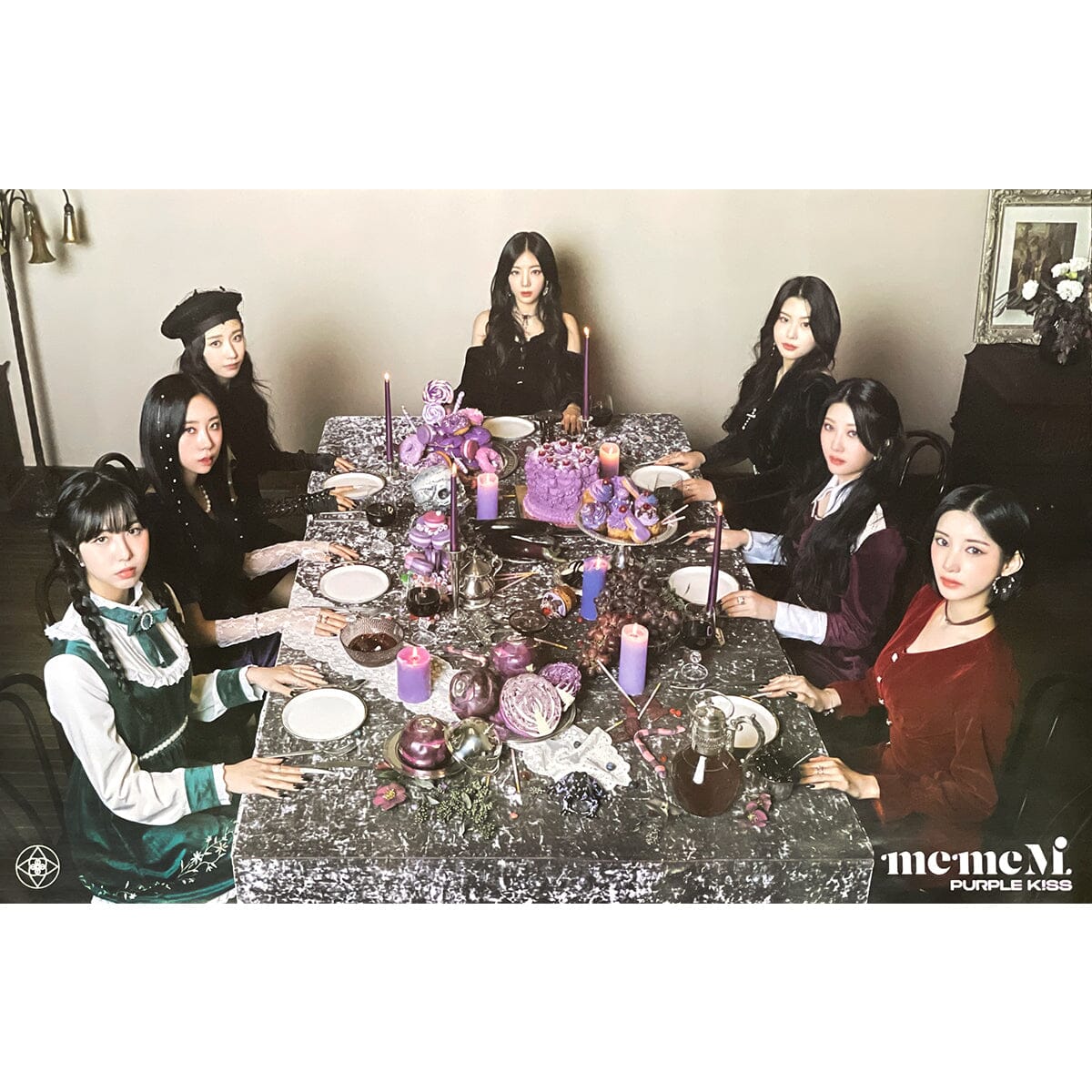 PURPLE KISS - memeM (3RD MINI ALBUM) - Poster Nolae Kpop