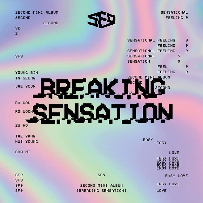 SF9 - BREAKING SENSATION (2ND MINI ALBUM) (에스에프나인)