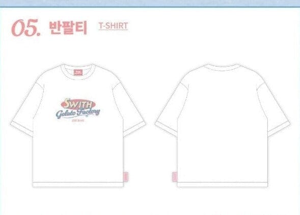STAYC - T-SHIRT (STAYC 2ND FANMEETING - SWITH GELATO FACTORY) MD Nolae Kpop
