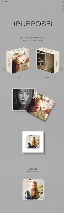 TAEYEON - Vol.2 Repackage [Purpose] (Kit album)