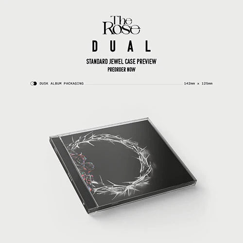 THE ROSE - DUAL (2ND FULL ALBUM) STANDARD JEWEL CASE Nolae Kpop