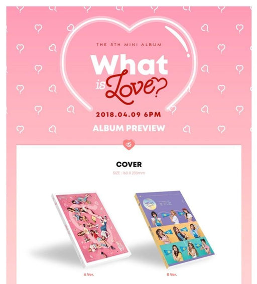 TWICE - WHAT IS LOVE? (5TH MINI ALBUM)