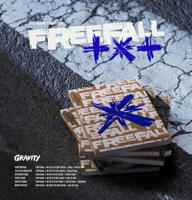 TXT - THE NAME CHAPTER : FREEFALL (GRAVITY VER.) SET + Weverse Gift Nolae Kpop