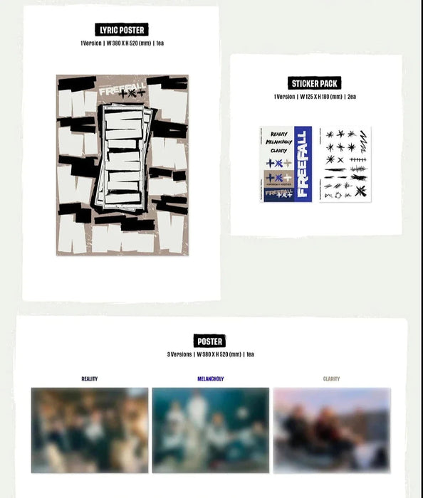 TXT - THE NAME CHAPTER : FREEFALL (STANDARD VER.) + BDM Photocard Nolae Kpop