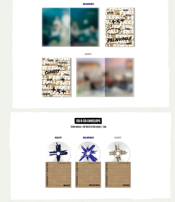TXT - THE NAME CHAPTER : FREEFALL (STANDARD VER.) SET + Weverse Gift Nolae Kpop