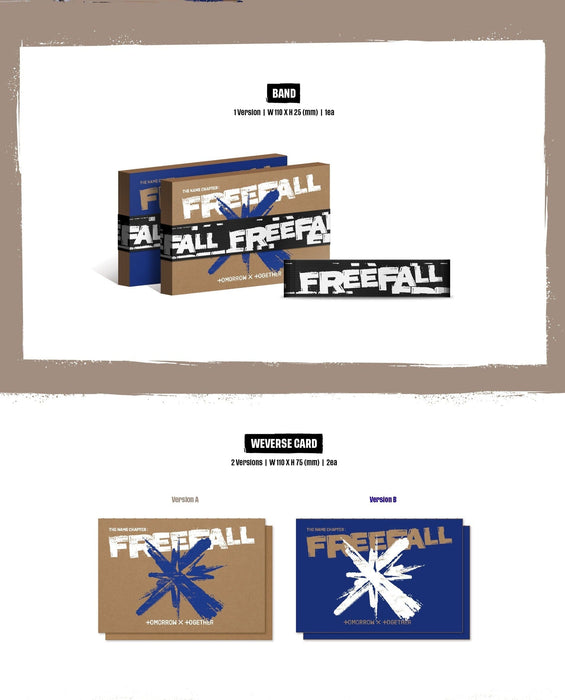 TXT - THE NAME CHAPTER : FREEFALL (WEVERSE ALBUMS VER.) SET + Weverse Gift Nolae Kpop