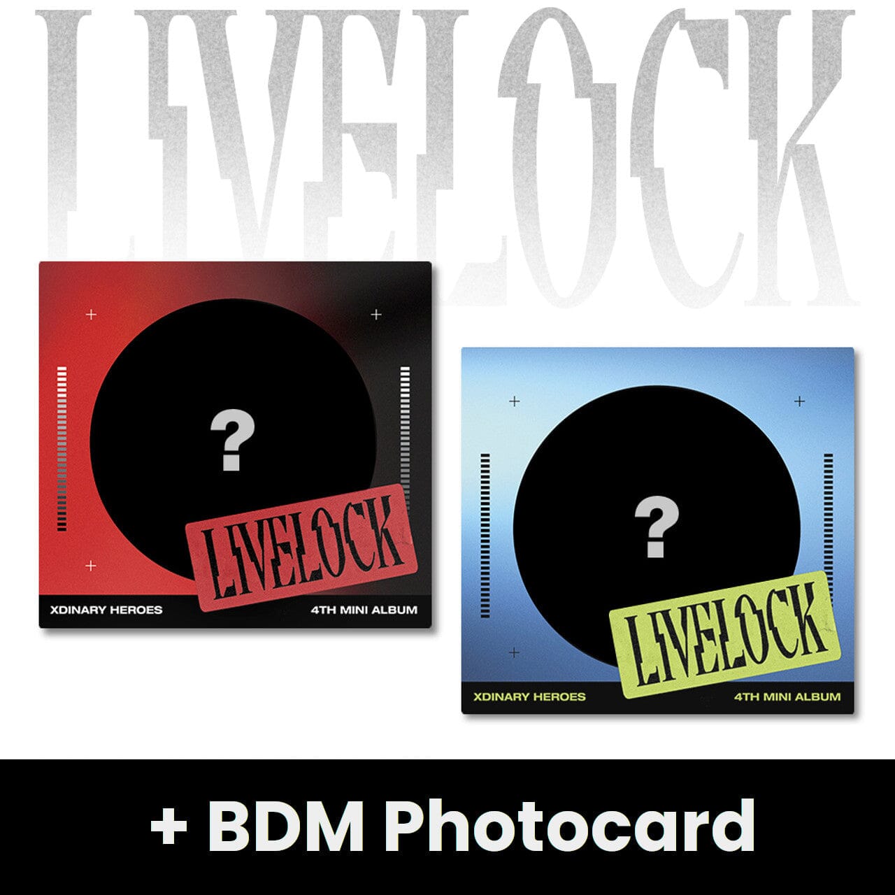 XDINARY HEROES – LIVELOCK (4TH MINI ALBUM) DIGIPACK VER. + BDM Photocard Nolae Kpop